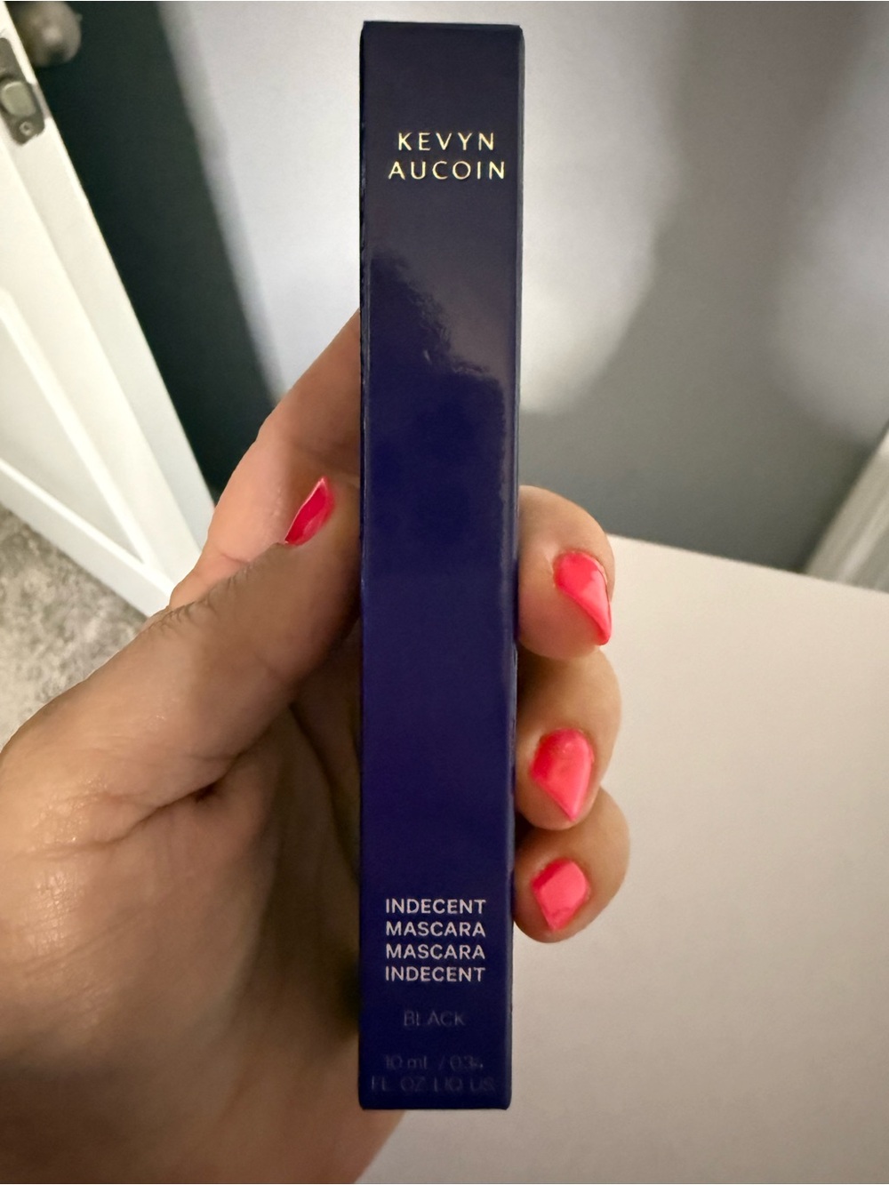 Kevyn Aucoin Indecent Mascara - Black in Navy Packaging